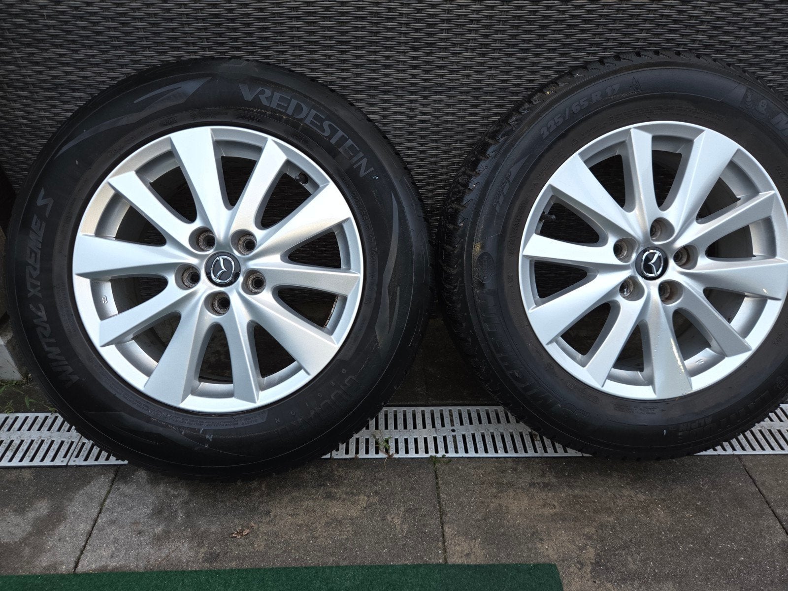 Originele Mazda CX-5 17 inch velgen met banden, Ophalen of Verzenden, Gebruikt