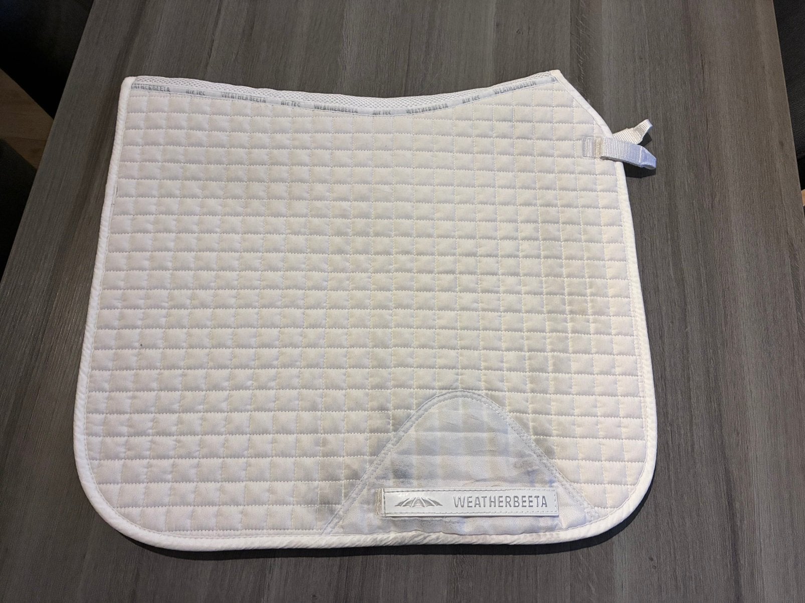 Dekje wit dressuur full, Dieren en Toebehoren, Full (L), Wit, Ophalen of Verzenden, Zo goed als nieuw