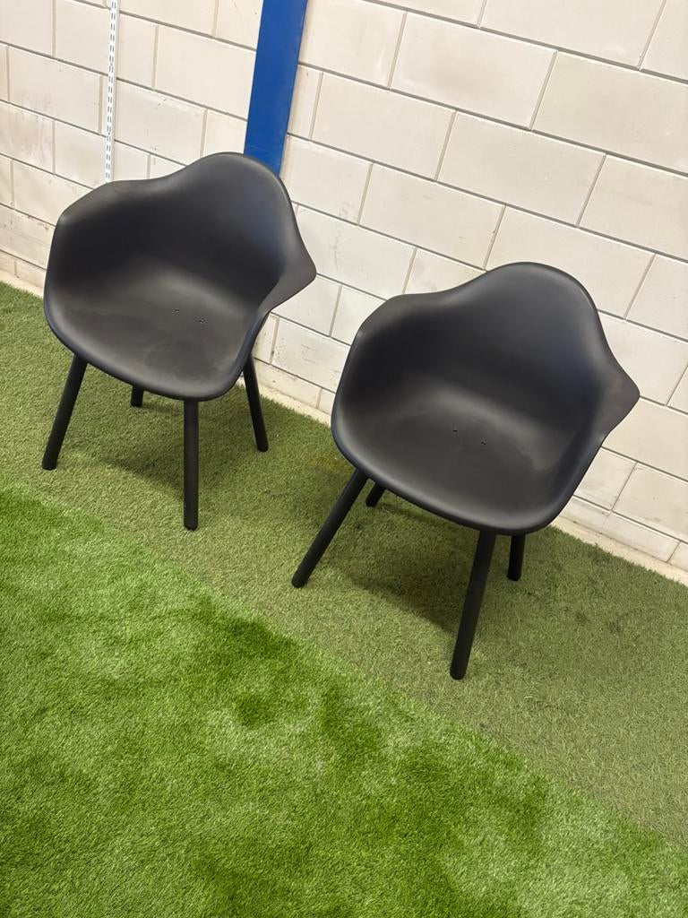 Zwarte tuinstoelen - nieuw, Ophalen of Verzenden, Nieuw