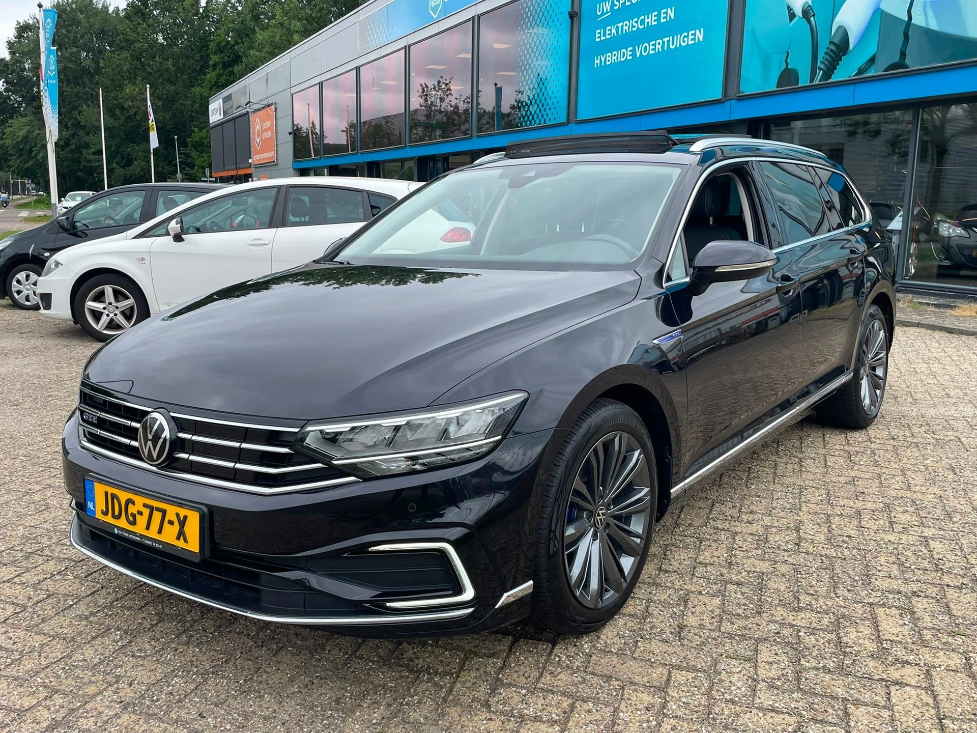 Volkswagen Passat Variant 1.4 TSI PHEV GTE Business, Panoram, Auto's, Volkswagen, Gebruikt, Automatische klimaatregeling, Zwart