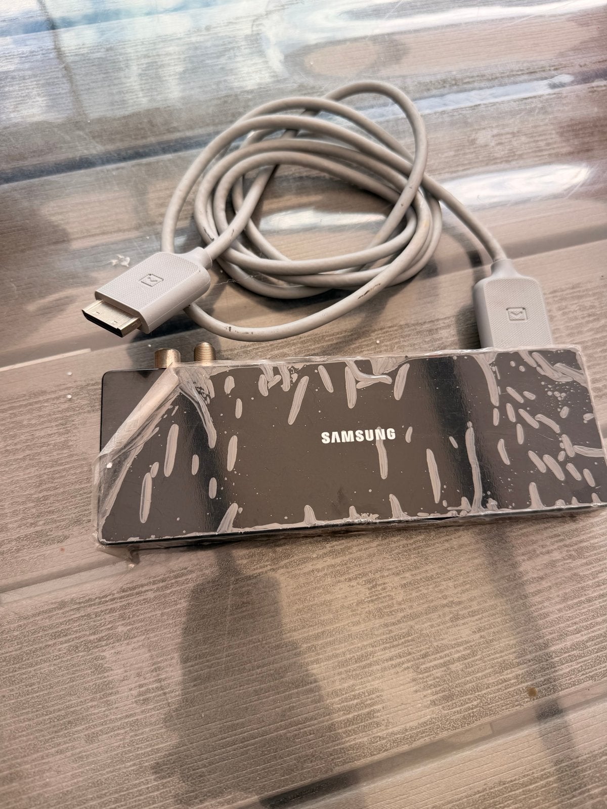 Samsung One Connect Box (BN91-17814H) met kabel, Audio, Tv en Foto, Televisie-accessoires, Ophalen of Verzenden, Zo goed als nieuw