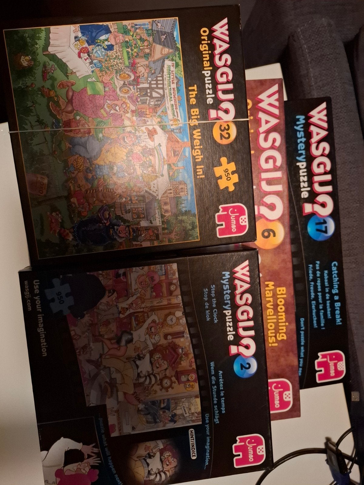 Wasgij Puzzels - Diverse Originele en Mystery Edities, Ophalen, 500 t/m 1500 stukjes, Gebruikt, Legpuzzel
