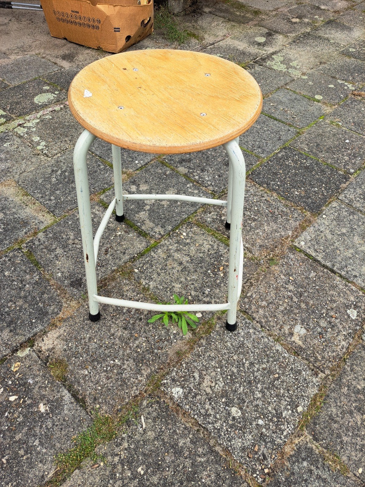 Industriële kruk    retro, Ophalen of Verzenden, Zo goed als nieuw