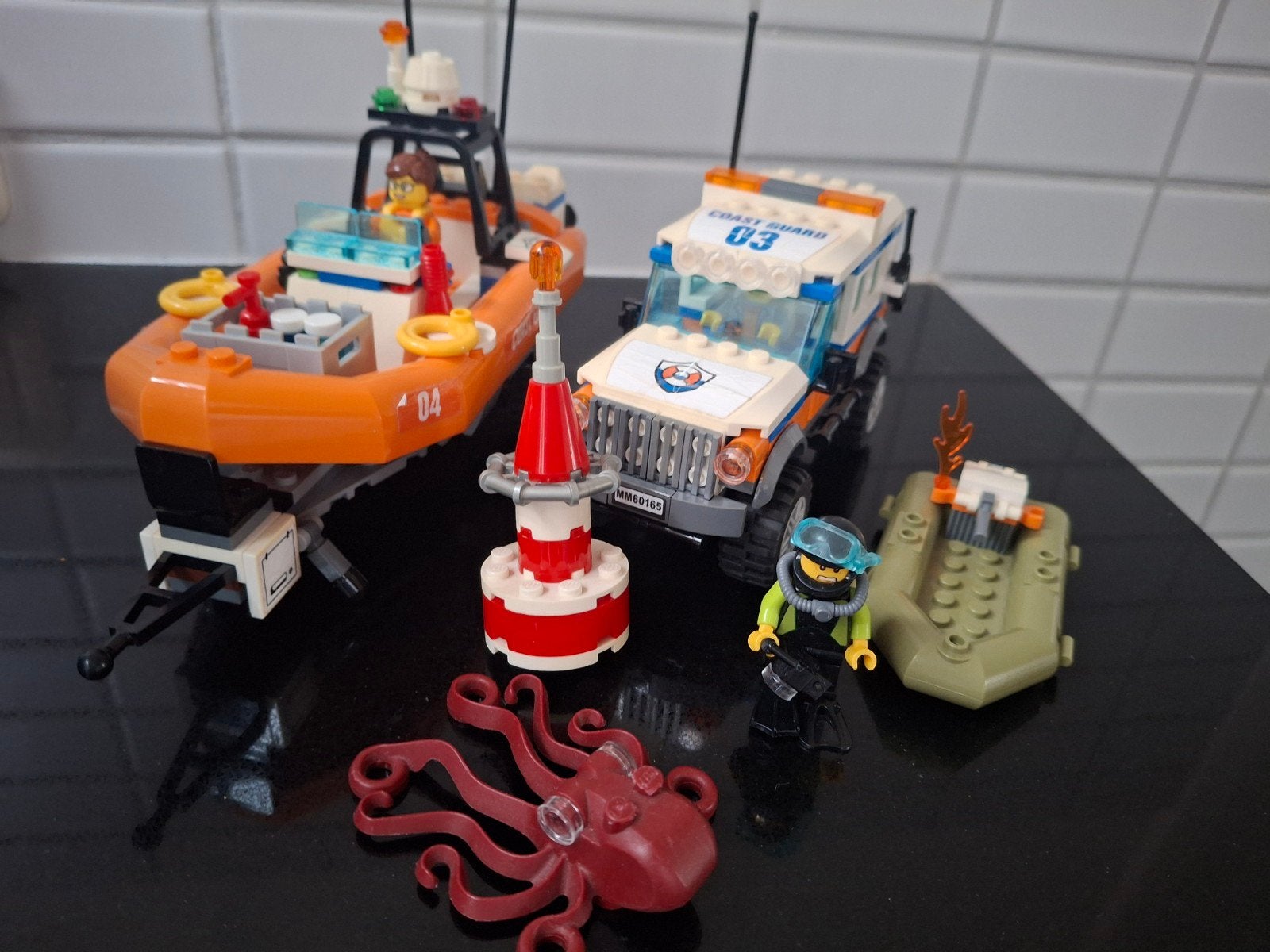 lego city reddingsbrigade kustwacht nr 60165, Compleet, Lego, Ophalen of Verzenden, Complete set