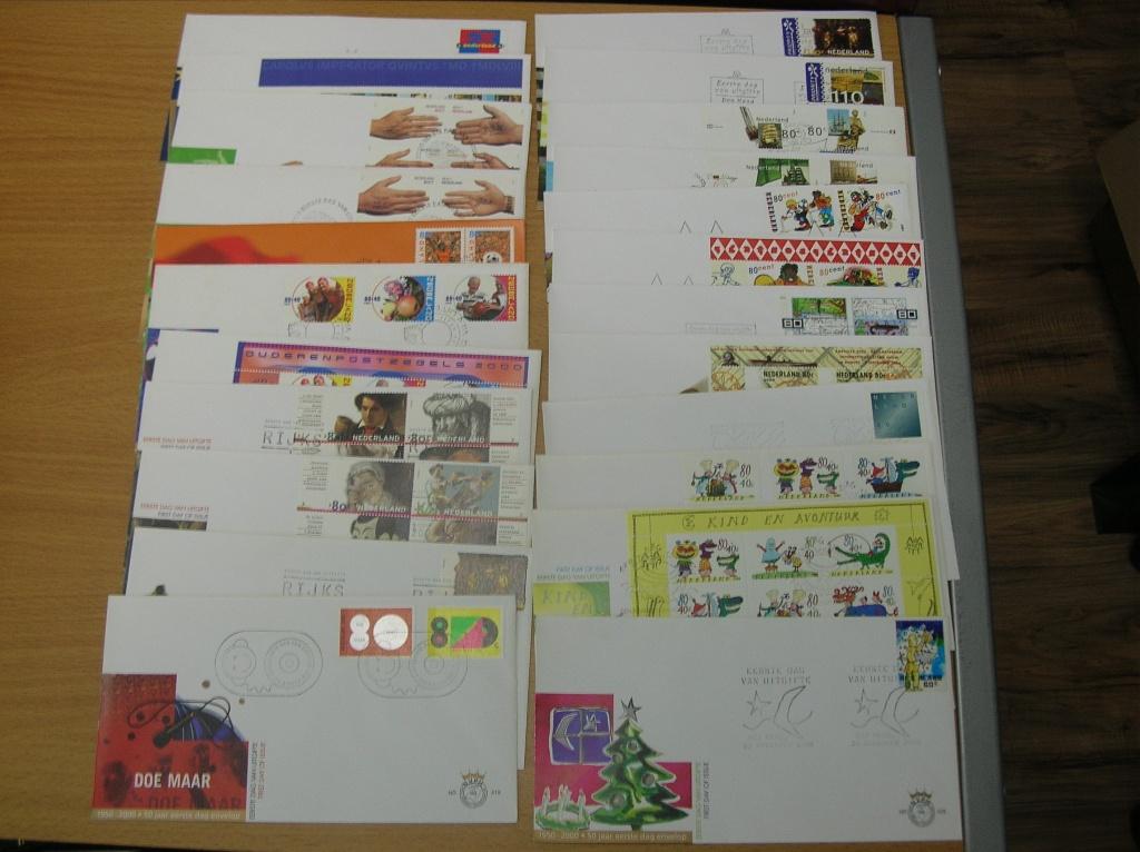 FDC Nederland 1992/2000 hele jaargangen onbeschreven, Ophalen of Verzenden, Onbeschreven, Nederland