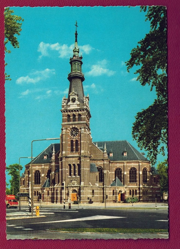 Apeldoorn - Grote Kerk   (l.o. Bestelwagen + A.N.W.B.-bord), Ophalen of Verzenden, 1980 tot heden, Ongelopen, Gelderland