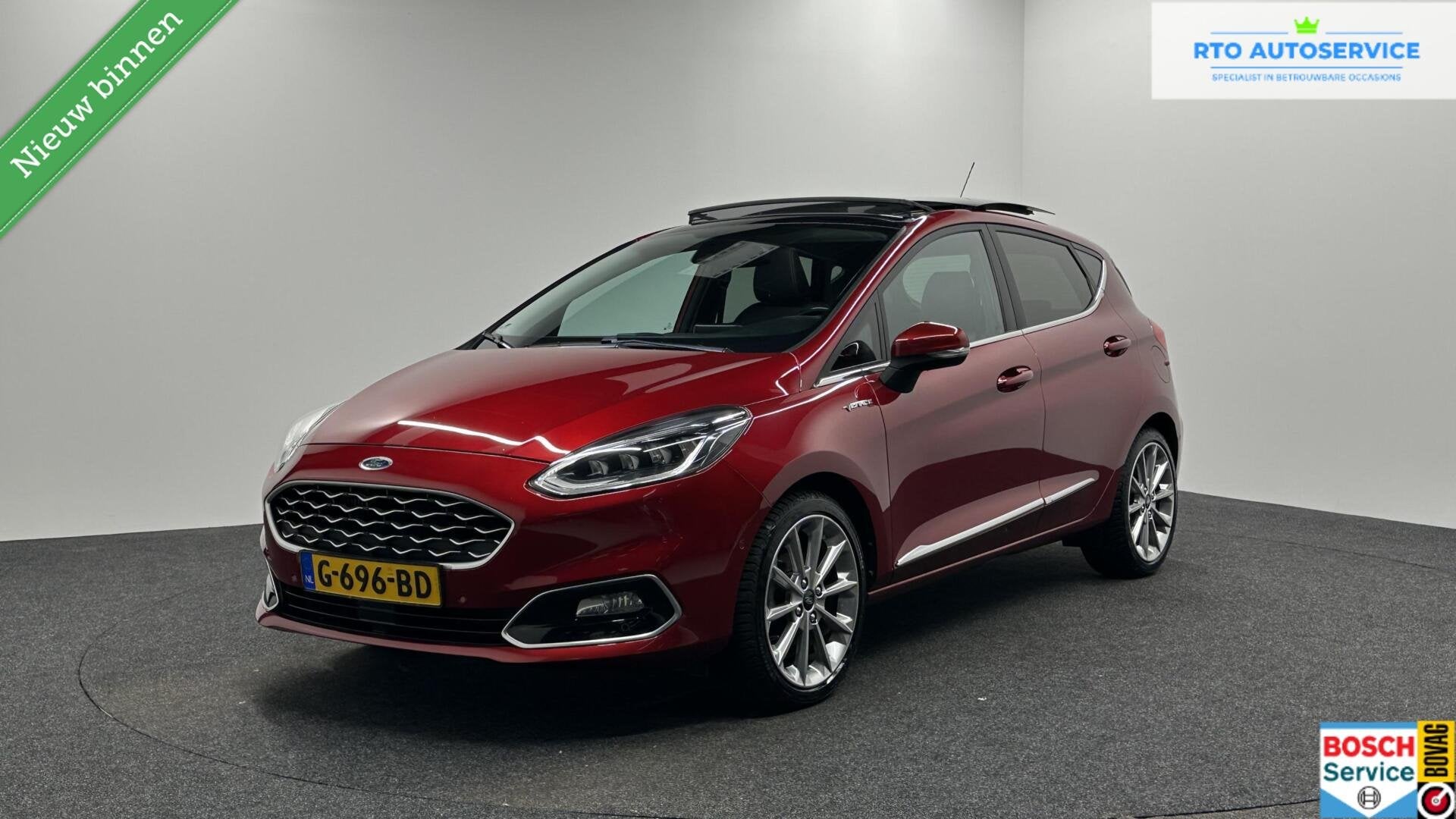Ford Fiesta 1.0 EcoBoost Vignale PANO B&O CAMERA LEER ECC CR, Auto's, Ford, Voorwielaandrijving, 125 pk, Gebruikt, 49 €/maand