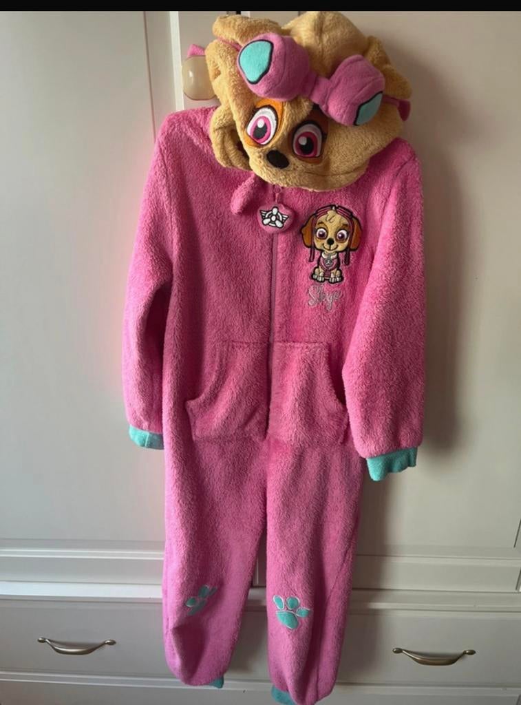 Paw Patrol Skye Onesie - Roze Fleece Jumpsuit, Ophalen of Verzenden, Gebruikt, Meisje