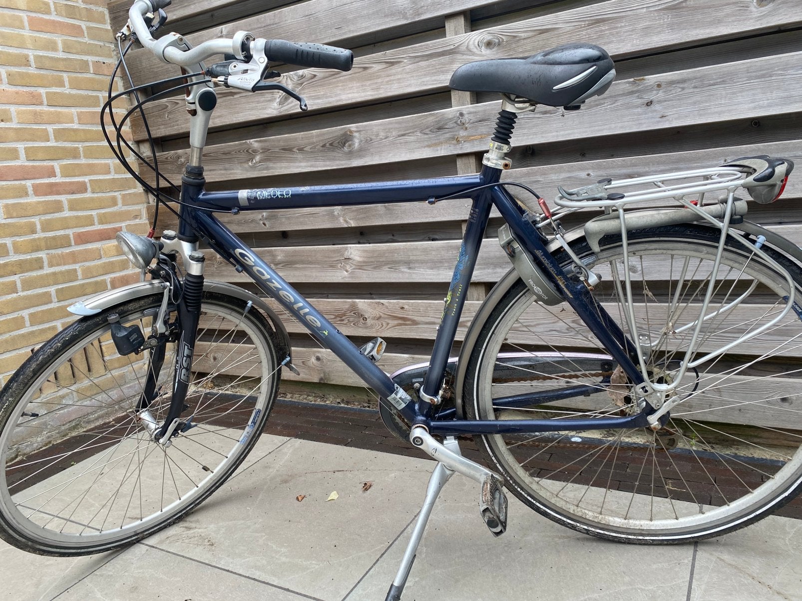 Gazelle medeo herenfiets - opknapper, Ophalen, Gebruikt, Velgrem, Meer dan 20 versnellingen