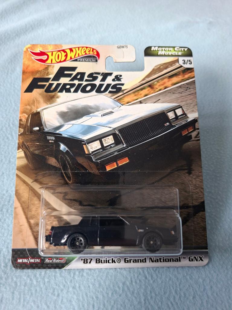 Hot Wheels Fast & Furious '87 Buick Grand National GNX, Ophalen of Verzenden, Nieuw, Auto