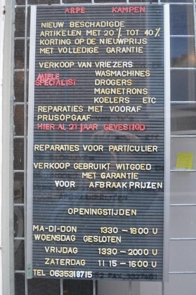 Foto 12 van WARMTEPOMPDROGER 299 ARPE KAMPEN WITGOED 8kg siemens A++