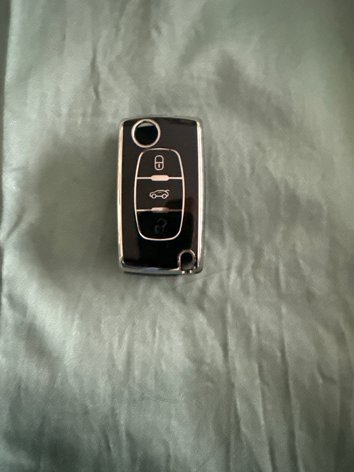 Sleutelhoesje voor Peugeot/Citroën/Seat (zwart), Ophalen, Nieuw
