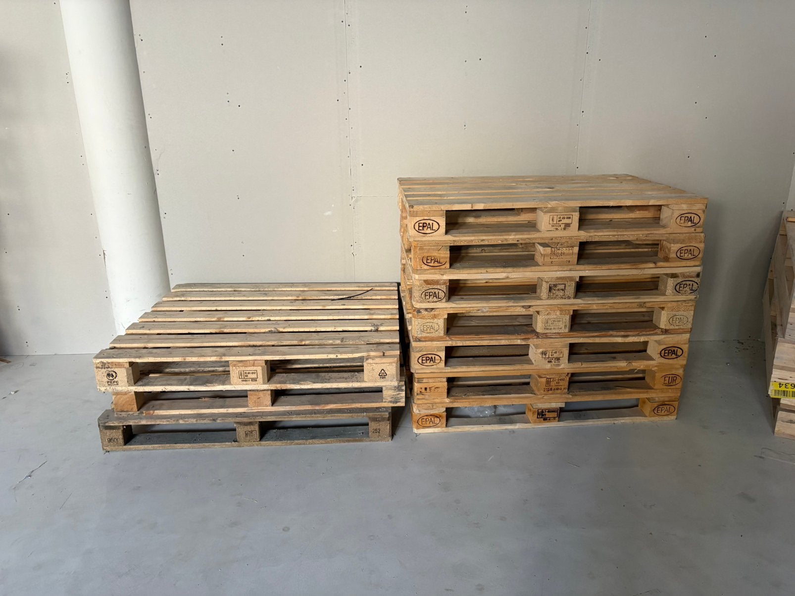 Pallets te koop, Ophalen, Zo goed als nieuw, Pallet, Minder dan 200 cm