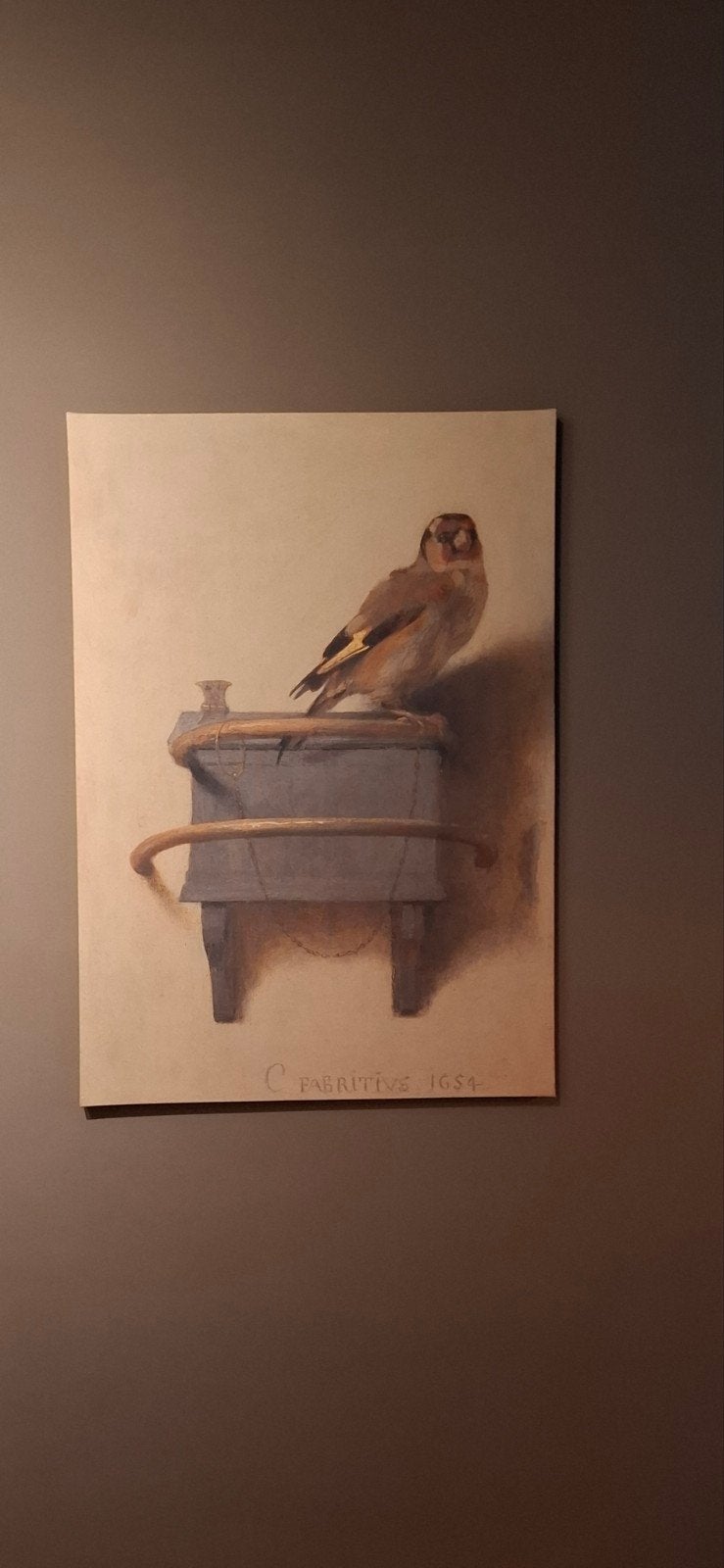 grote canvas van het puttertje, Ophalen, 75 – 100, 50 tot 75 cm, Print