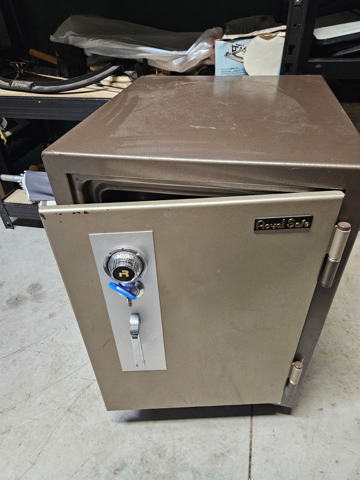 Royal Safe Brandkast met Cijferslot en Sleutel, Ophalen, Gebruikt, Brandkast