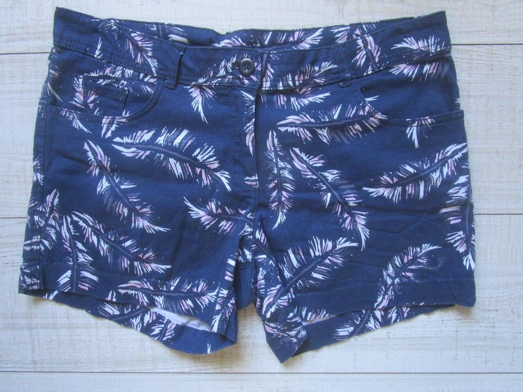 Korte broek UP FASHION mt  40/42  blauw met print, Up2Fashion, Kort, Maat 42/44 (L), Nieuw