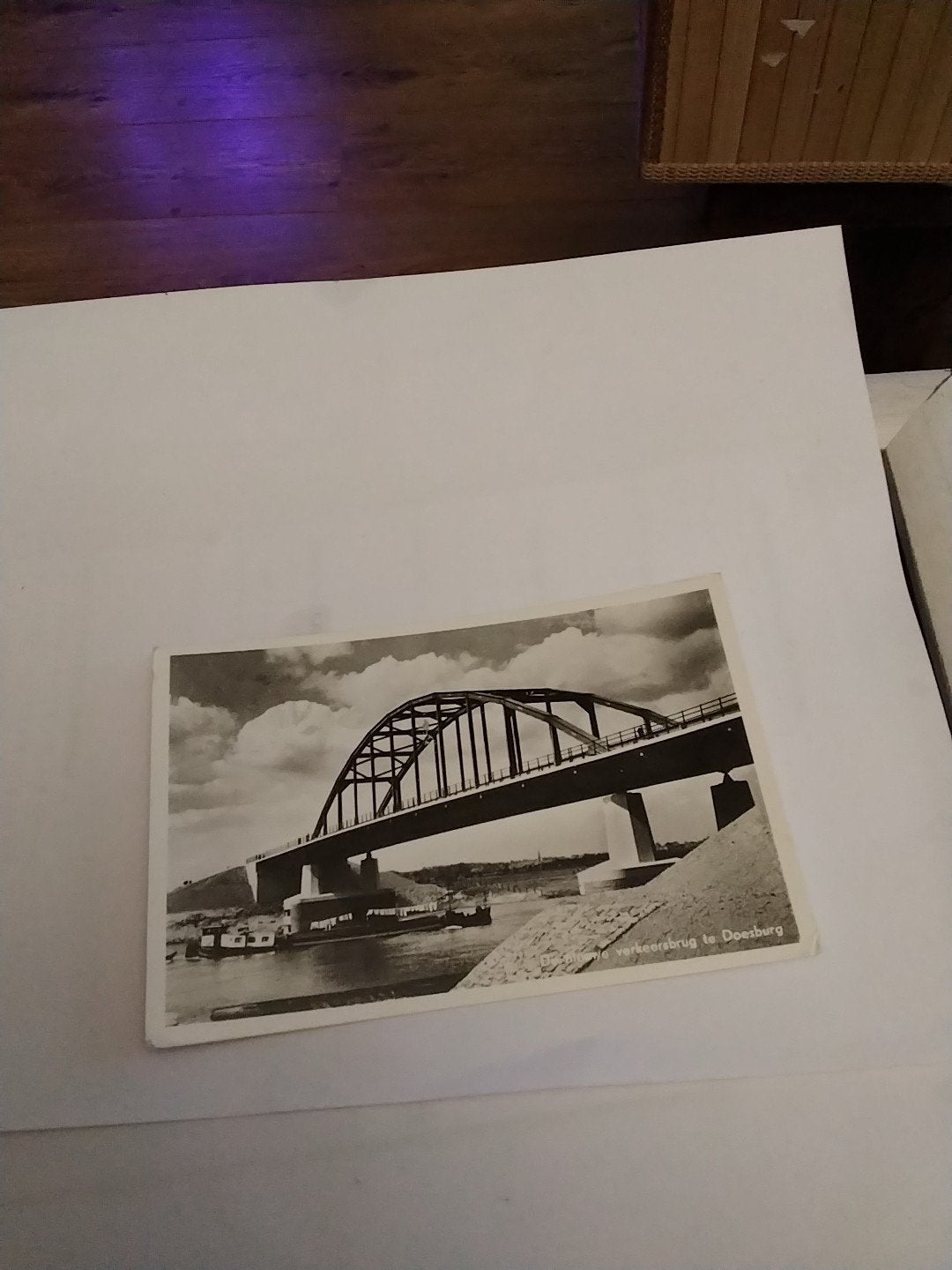 Oude Ansichtkaart Verkeersbrug Doesburg Gelopen, Ophalen of Verzenden, 1940 tot 1960, Gelopen, Gelderland