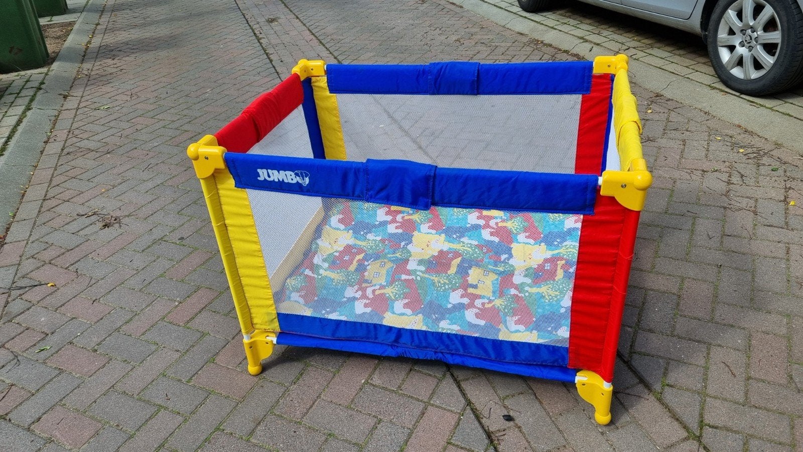 Jumbo Campingbedje campingbox 110X85X65  Inc Hoes - Handig, Kinderen en Baby's, Ophalen of Verzenden, Gebruikt, Minder dan 140 cm
