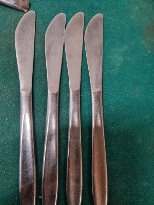 messen oslo inox vier stuks, Ophalen of Verzenden, 'T Olde Gre-j, Info@toldegrej.nl, Endepoelstraat 20f Didam