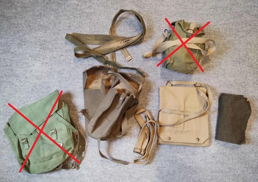 Diverse webbing, Verzamelen, Militaria | Tweede Wereldoorlog, Landmacht, Overige typen, Engeland, Ophalen of Verzenden