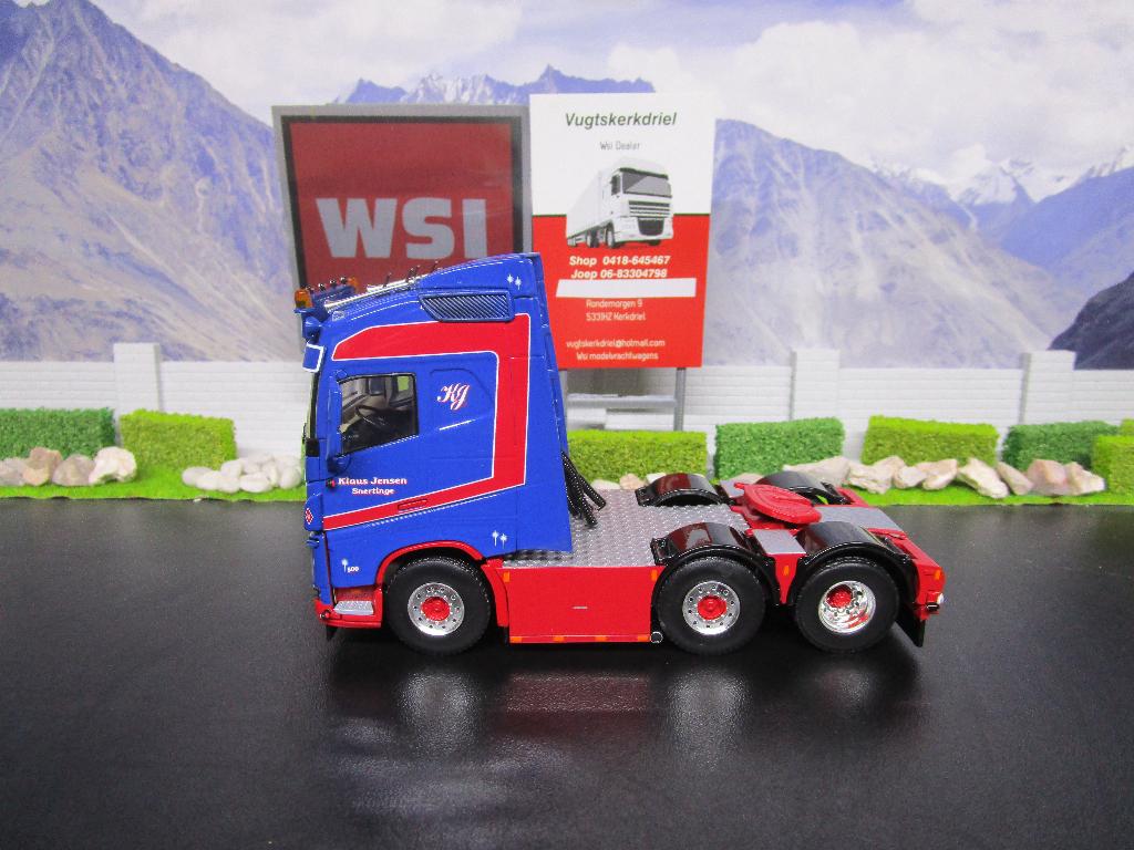 Wsi 01-4412 Volvo FH4 Globetrotter 6x2 , Klaus Jensen, Ophalen, Nieuw, Bus of Vrachtwagen, Wsi