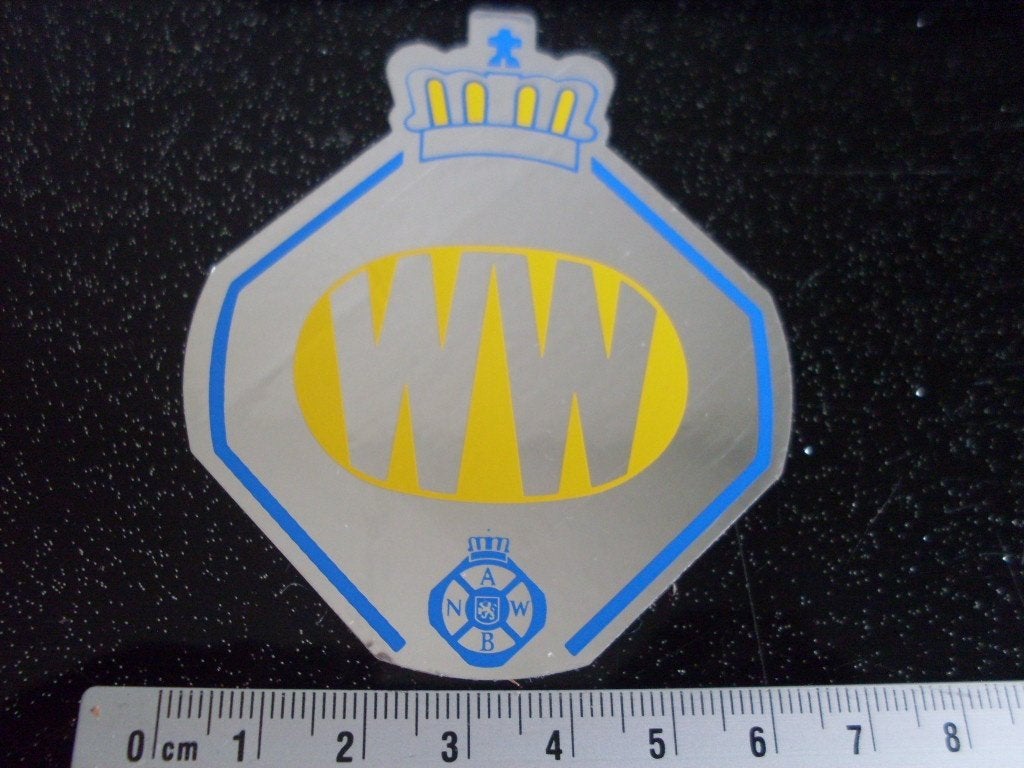 folie sticker WW wegenwacht anwb logo, Verzenden, Zo goed als nieuw, Bedrijf of Vereniging