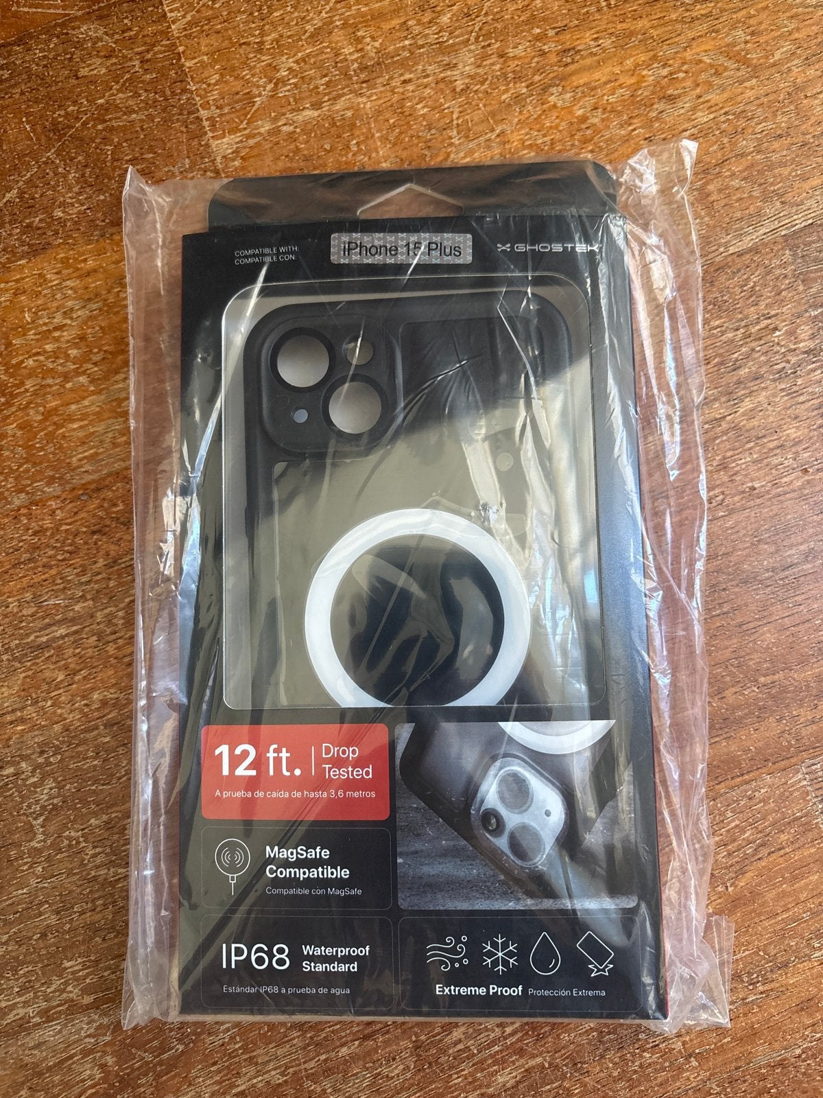 Ghostek Nautical Slim iPhone 15 Plus Hoesje - Zwart, Telecommunicatie, Kunststof, Zwart, Overige merken, Nieuw