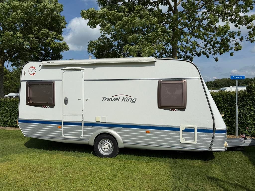 TEC TE490K caravan 2005 incl Brand voortent, Caravans en Kamperen, Caravans, T.E.C., Rondzit, Frans bed, 750 - 1000 kg