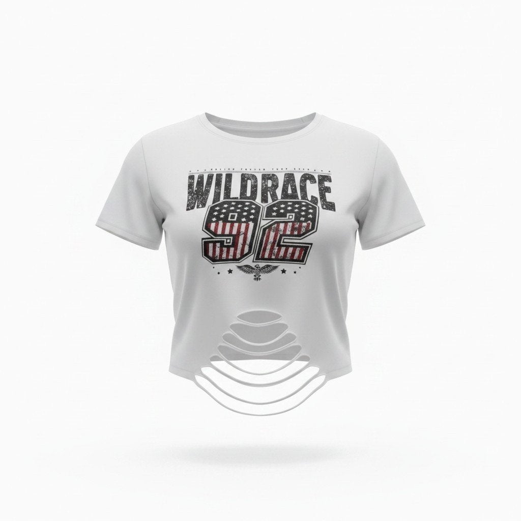 Witte crop top met print en gaten - Maat 158, Wit, New Yorker, Ophalen of Verzenden, Zo goed als nieuw