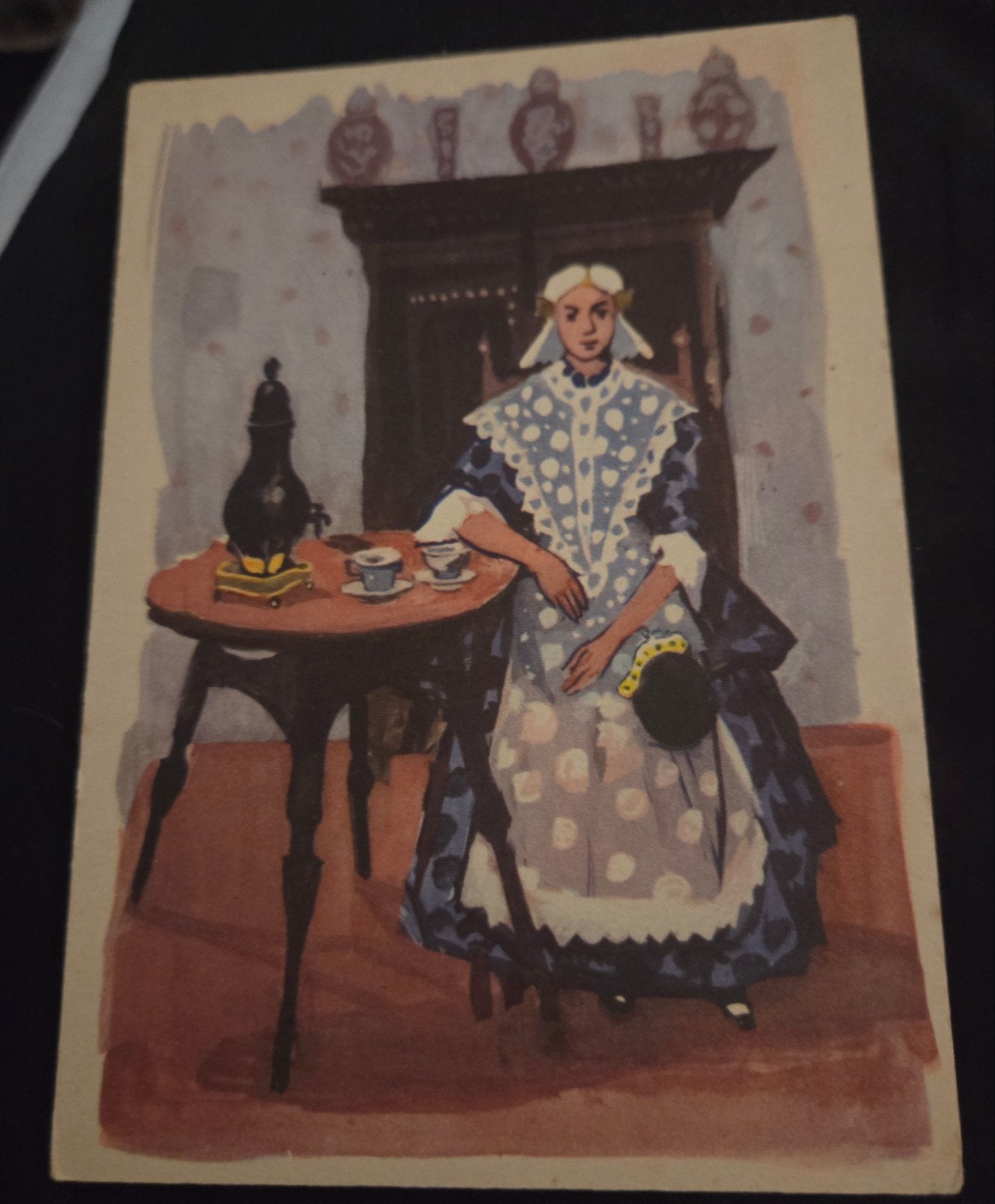 Friese Vrouw - J.R. Meisinga, Verzenden, 1940 tot 1960, Ongelopen, Klederdracht