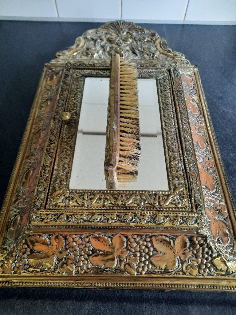Halborstell spiegelkastje, Antiek en Kunst, Ophalen of Verzenden