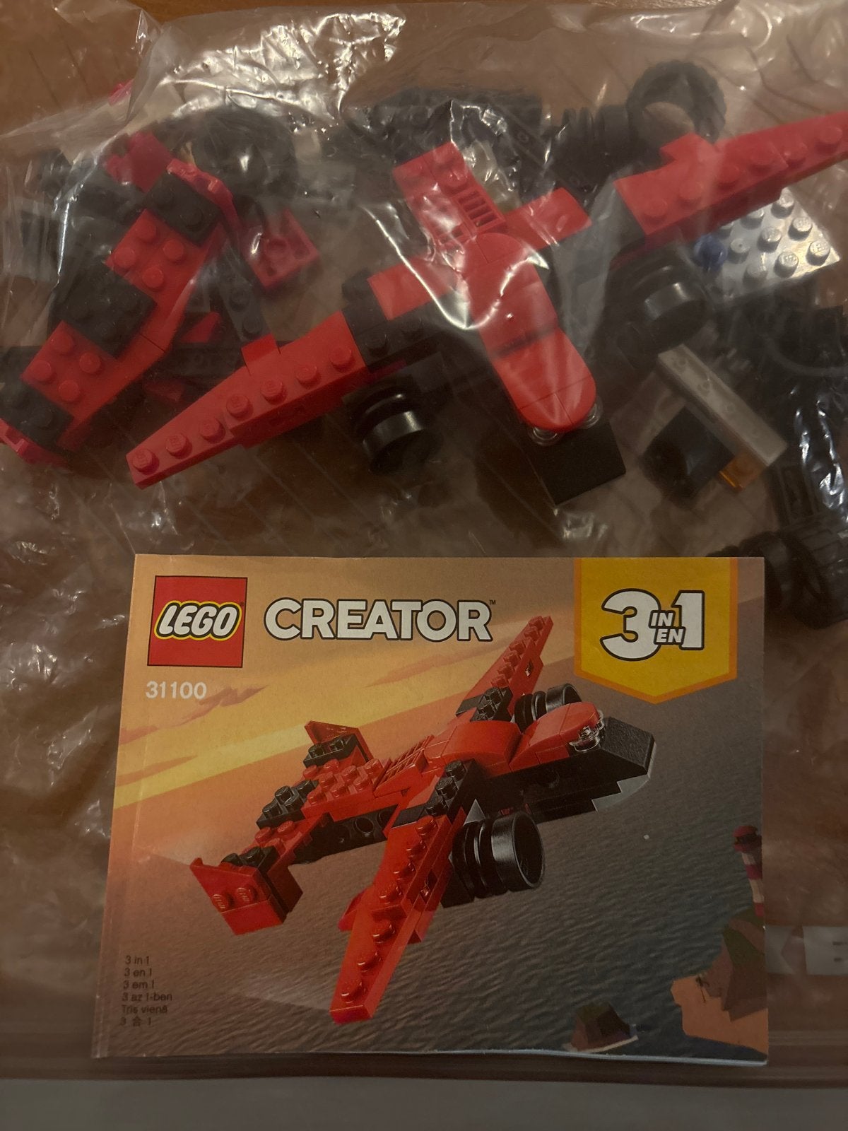 LEGO Creator 31100 Sportvliegtuig 3-in-1 set, Gebruikt, Lego, Ophalen of Verzenden, Compleet