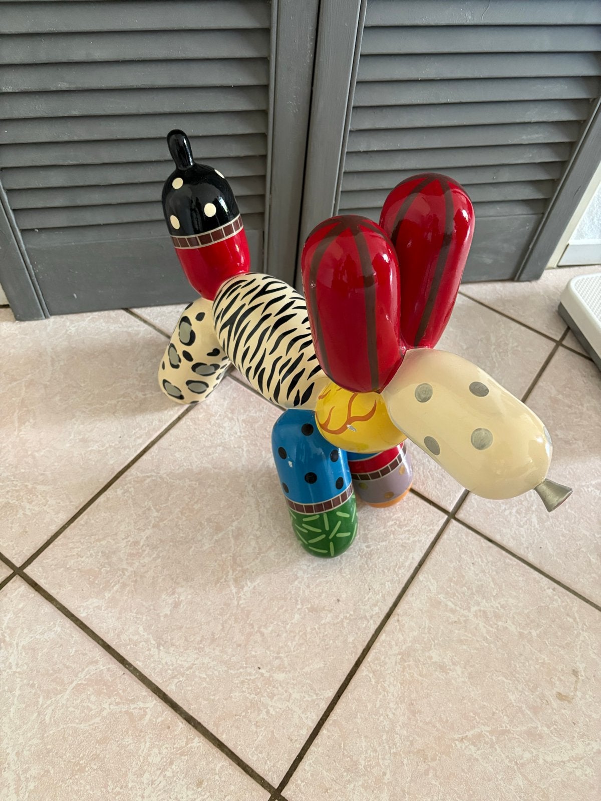 Balloon Dog Niloc Pagen, Antiek en Kunst, Ophalen, Meerkleurig, Beeld, Overige materialen