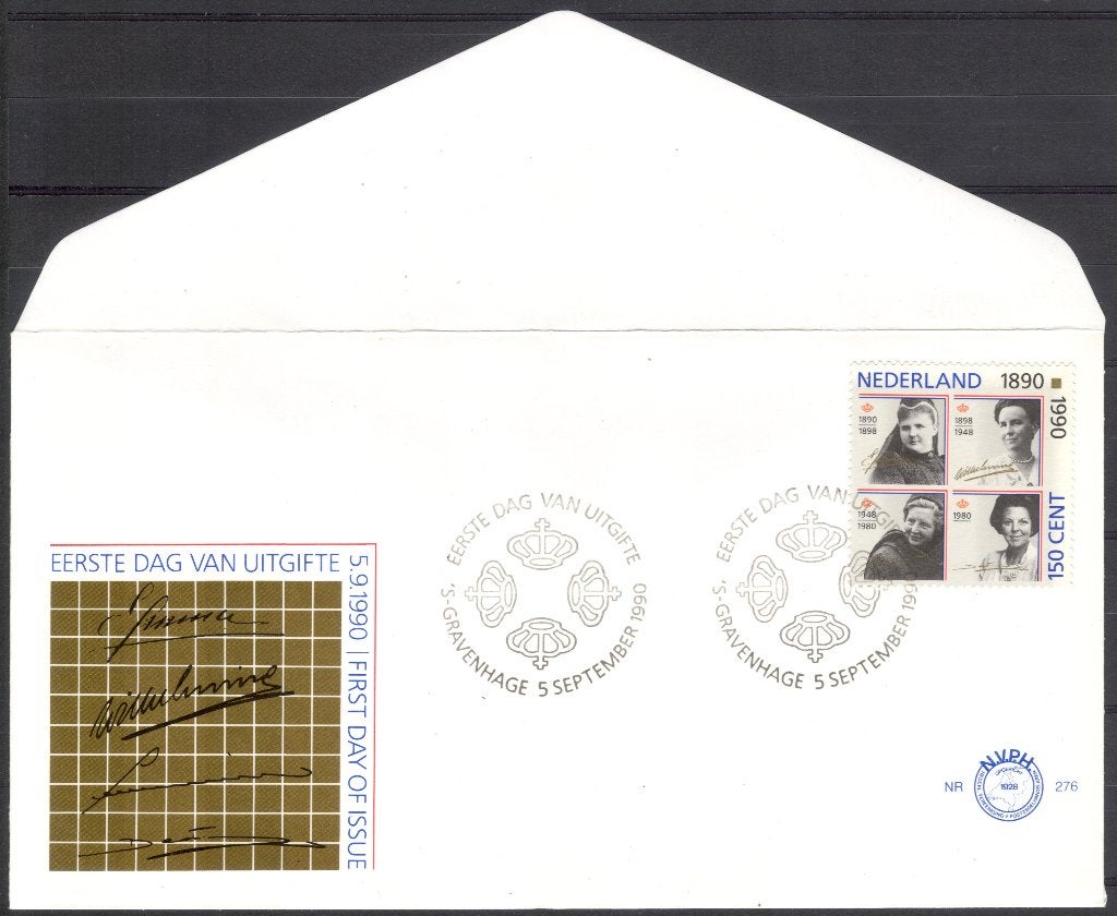 E276 - 4 koninginnen / Emma - Wilhelmina - Juliana - Beatrix, Verzenden, Onbeschreven, Nederland