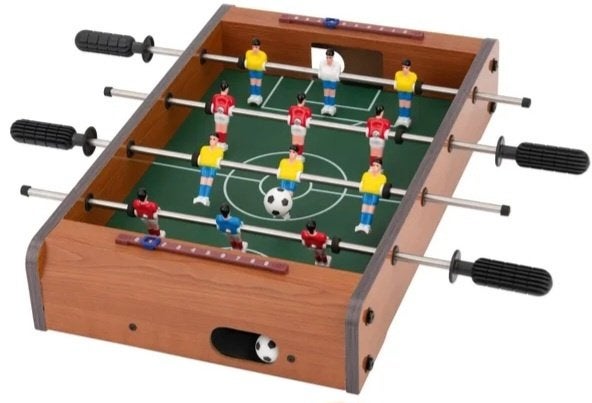 Nieuwe Houten mini Tafelvoetbal - departijwinkel, Ophalen, Nieuw