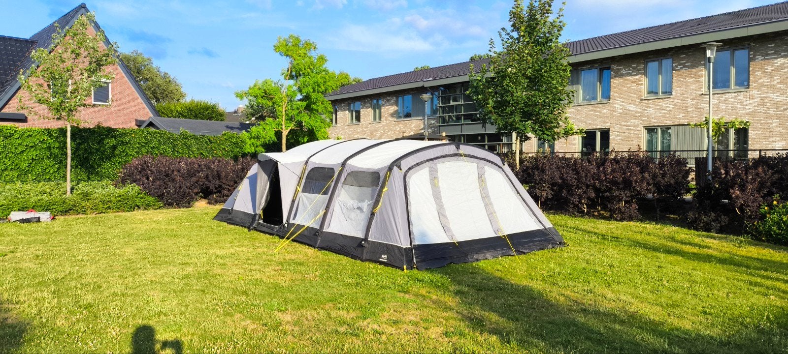 Kampa Studland 8 air tent, shelter en Porta Potti, Ophalen, Gebruikt, Meer dan 6