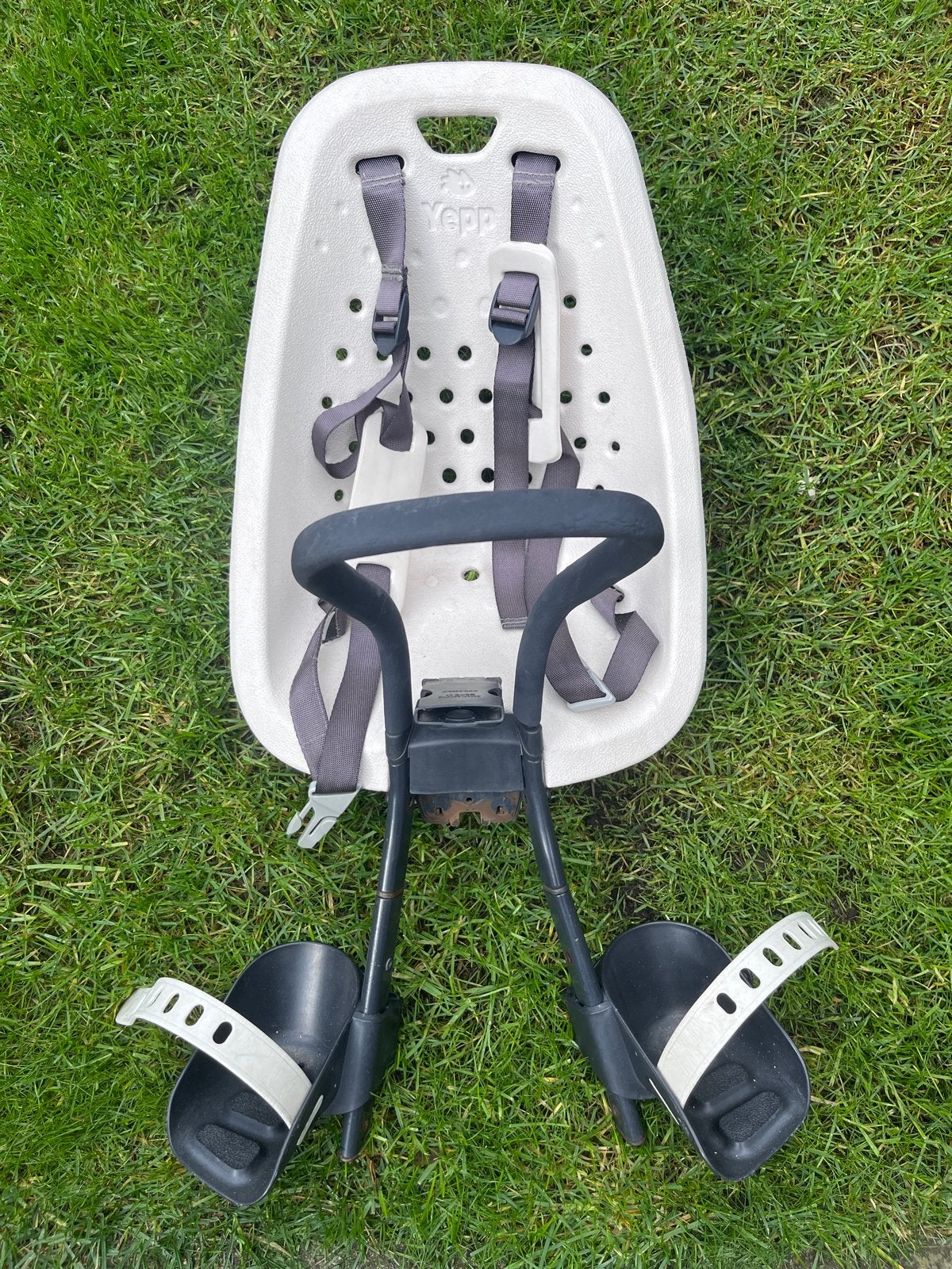 Yepp fietsstoel voorzitje met windscherm, Ophalen, Voorzitje, 0 t/m 13 kg, Gebruikt