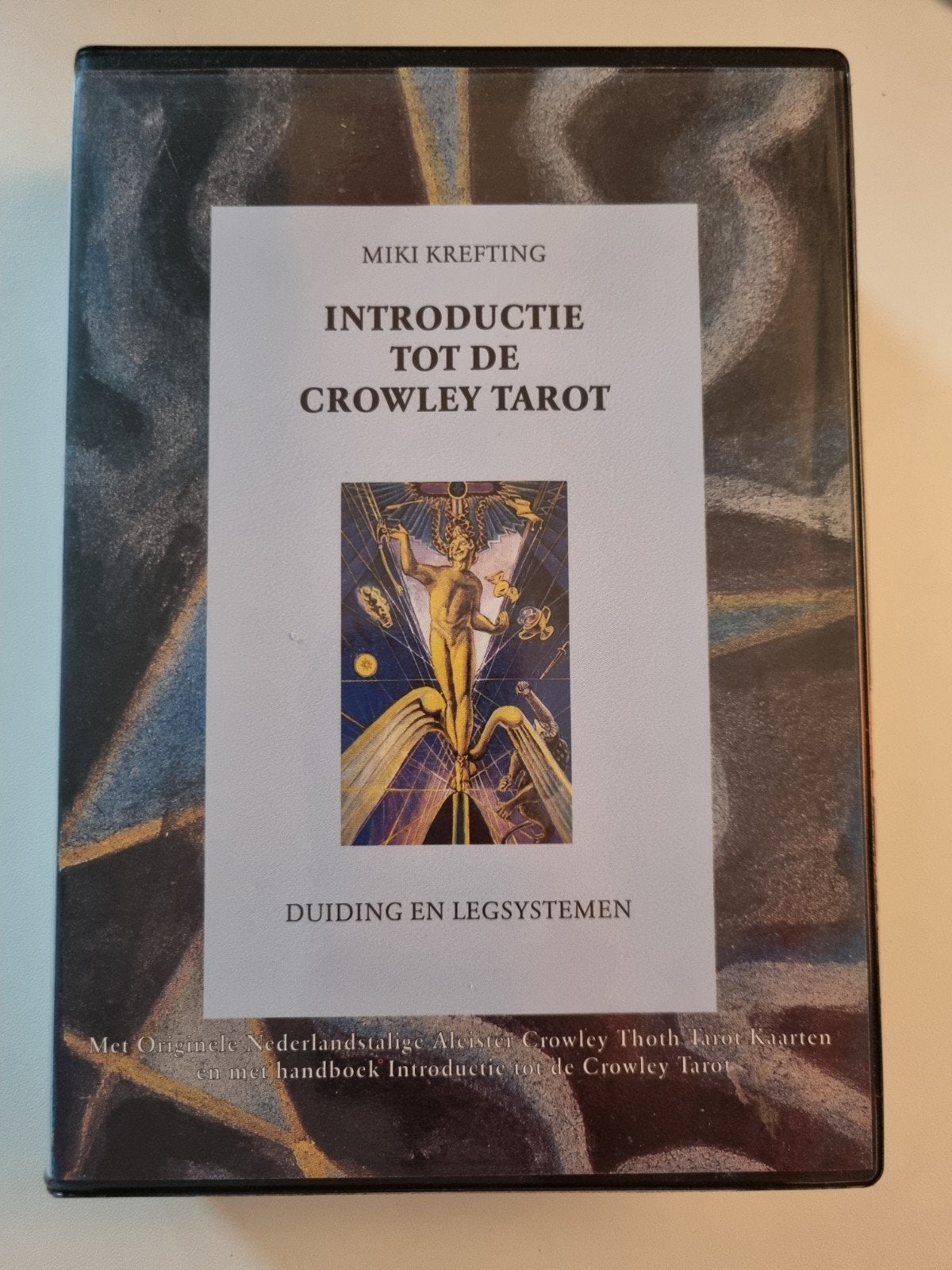 Crowley Tarot Kaartendeck met handboek - Miki Krefting, Tarot of Kaarten leggen, Overige typen, Ophalen of Verzenden, Zo goed als nieuw