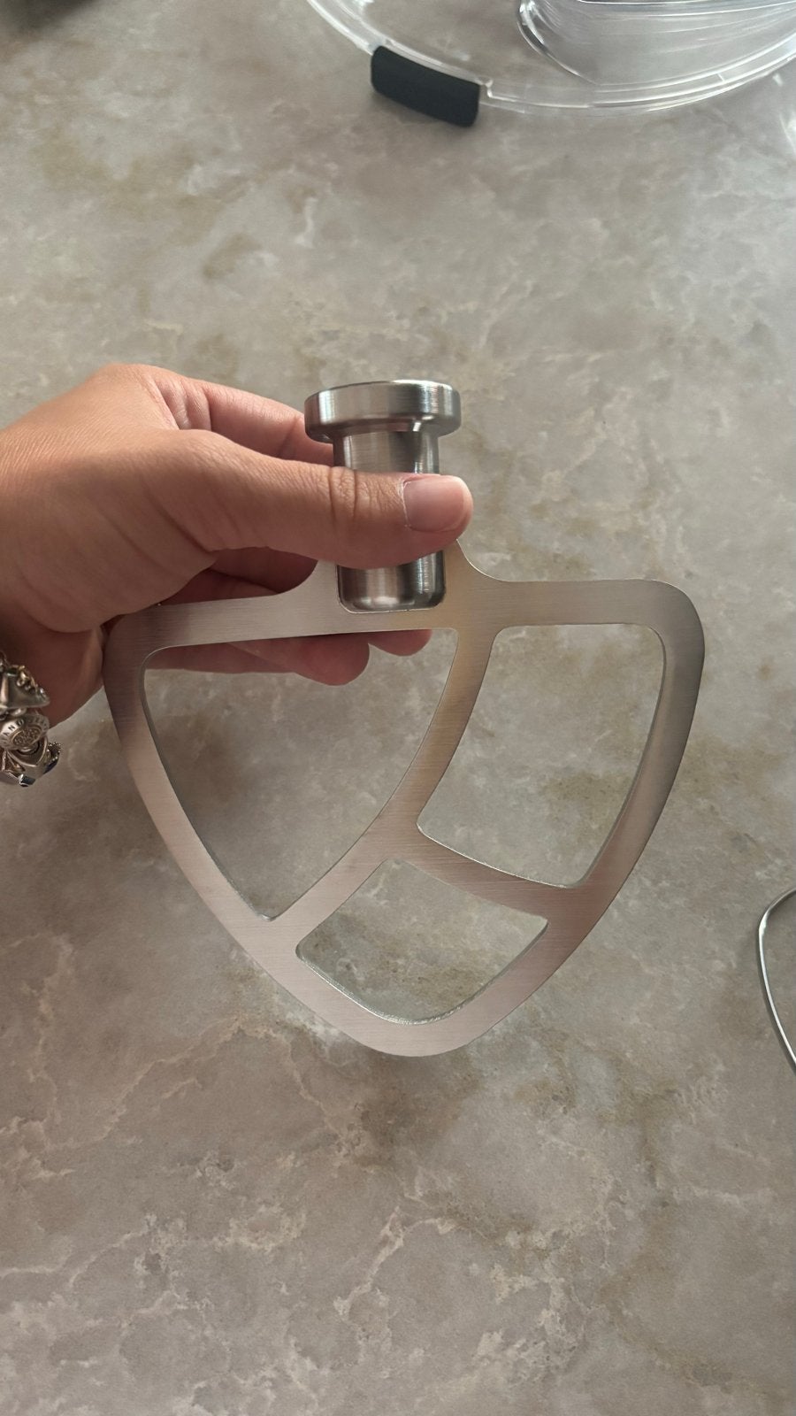 KitchenAid accessoires - Garde, platte menghaak, deeghaak, 4 liter of meer, 3 snelheden of meer, Ophalen of Verzenden, Zo goed als nieuw
