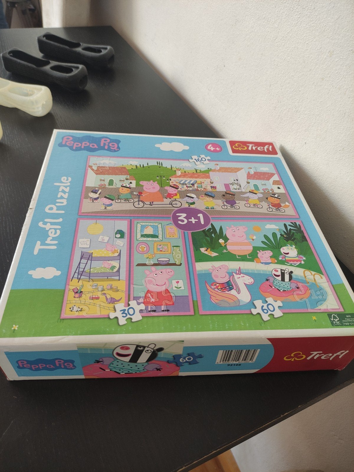 Peppa Pig Trefl Puzzel 3+1 (160, 60, 30, 30 stukjes), Ophalen, Meer dan 50 stukjes, Gebruikt, 4 tot 6 jaar