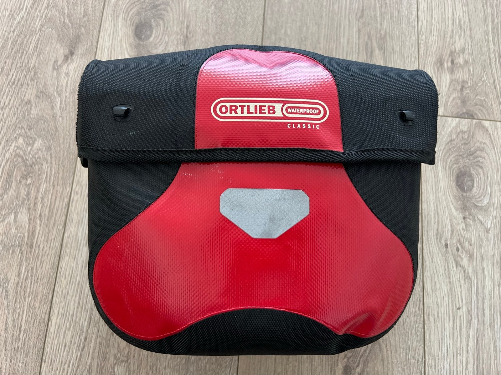 Ortlieb Stuurtas Classic 7L Zwart/Rood (zonder bevestiging), Fietsen en Brommers, Ophalen of Verzenden, Zo goed als nieuw