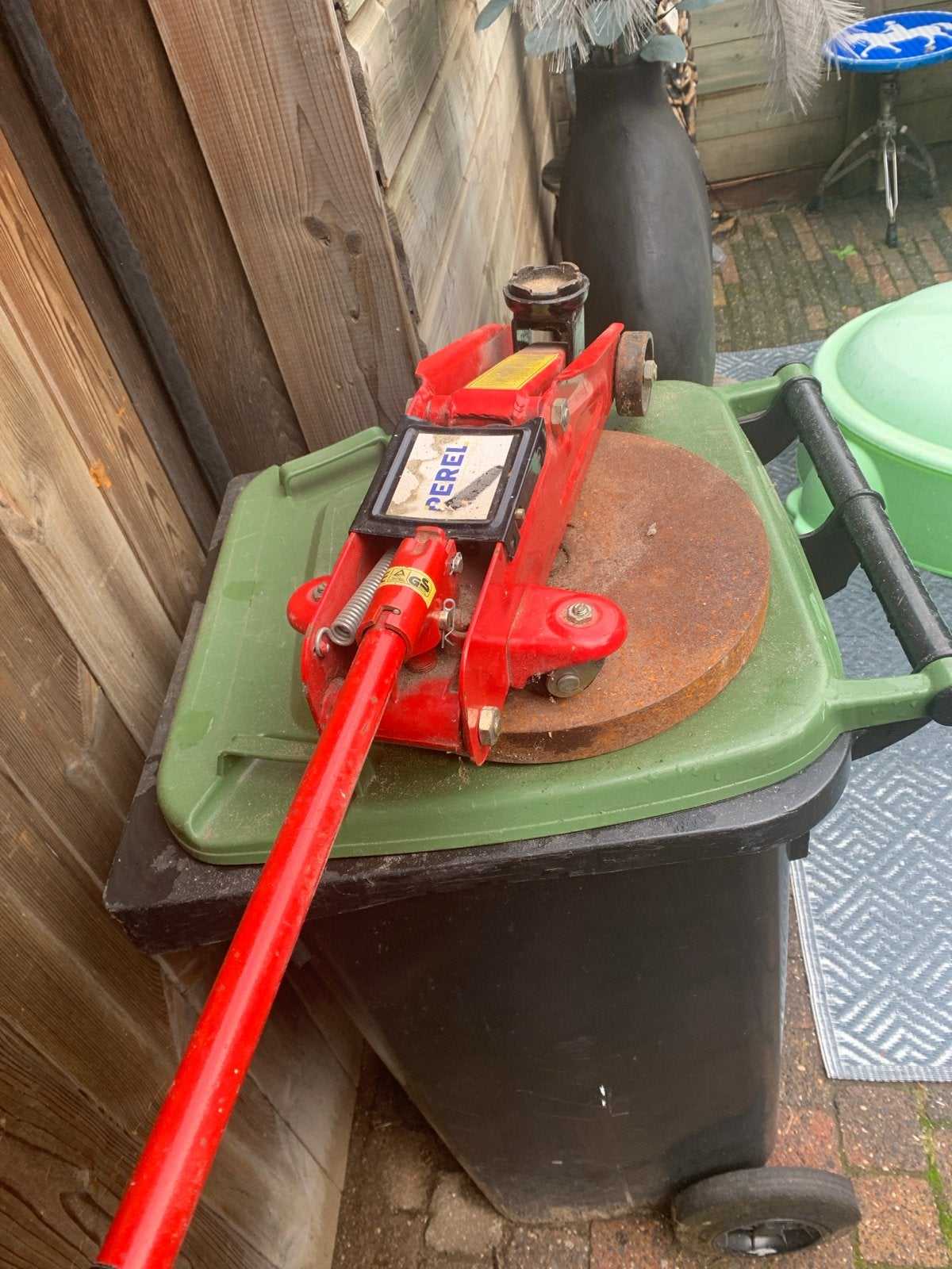 Gebruikte Garagekrik - Perel, Ophalen, Gebruikt, Hydraulisch, Garagekrik
