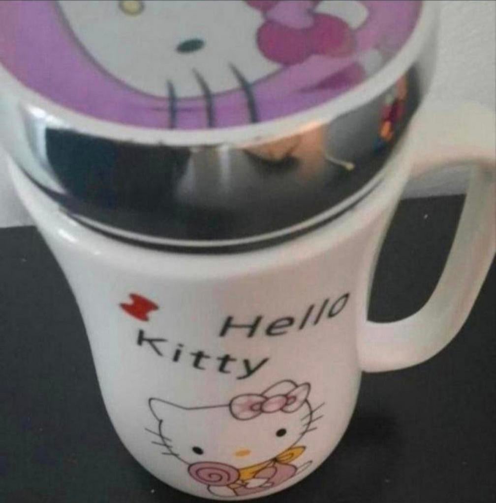 Hello kitty drinkbeker, Ophalen of Verzenden, Nieuw, Glas, Overige stijlen