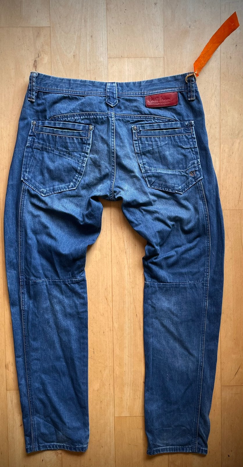 Cast Iron CTR32122 Jeans spijkerbroek W33 L32 blauw, Ophalen of Verzenden