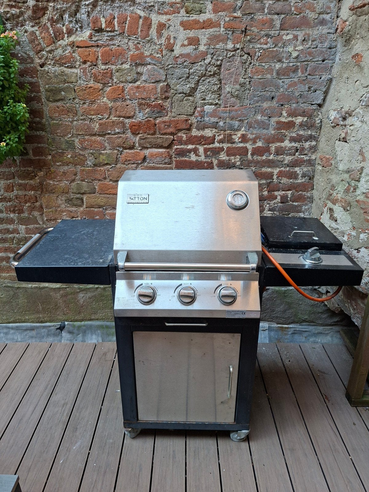 Patton gasbarbecue - Perfect voor zomerse avonden!, Ophalen of Verzenden, Gebruikt, Patton