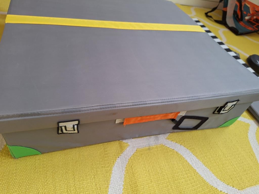 2x ikea flyttbar koffer opbergdoos, Ophalen of Verzenden, Zo goed als nieuw, Overige typen