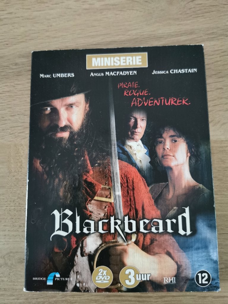 Blackbeard miniserie, Vanaf 12 jaar, Ophalen of Verzenden, Zo goed als nieuw, Drama