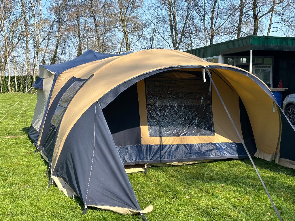 Vouwwagen Cabanon Stratos, Caravans en Kamperen, Vouwwagens, Ophalen, Blauw, Cabanon, Aanwezig