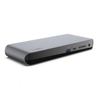 Belkin Thunderbolt 3 Dock Pro F4U097 + voeding, Belkin, Ophalen of Verzenden, Docking station, Gebruikt