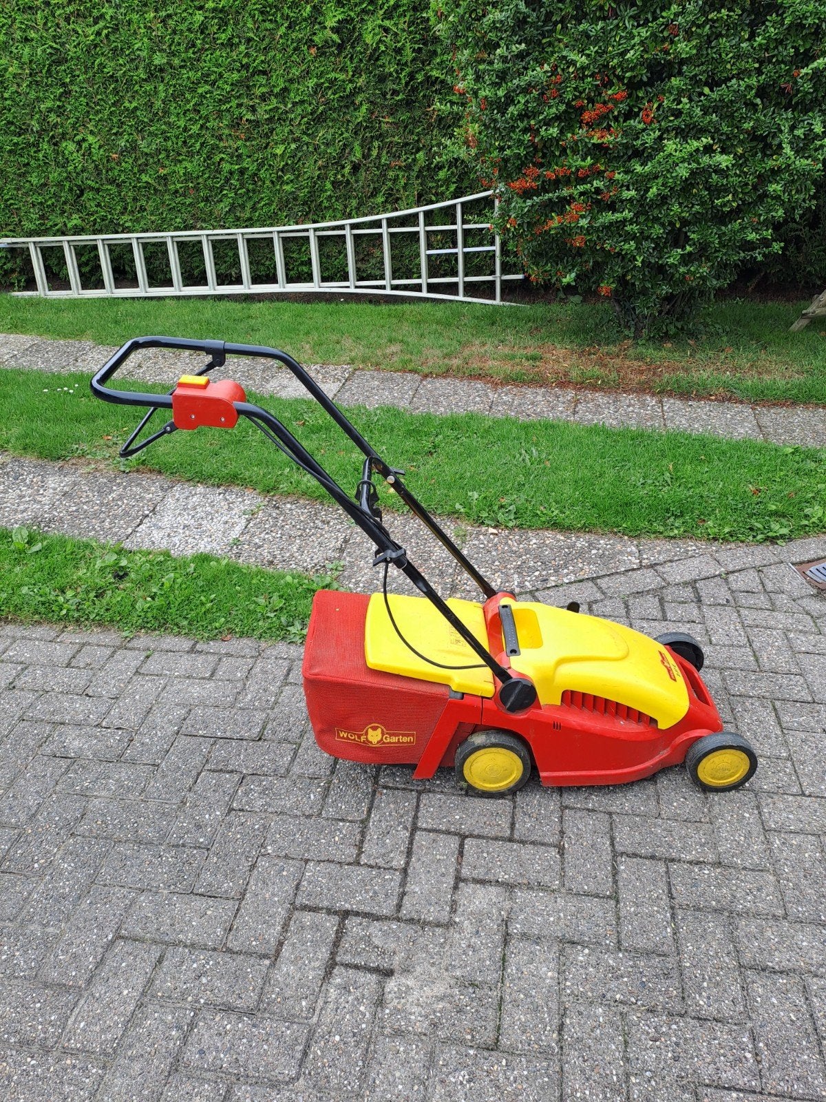 Grasmaaier electrisch, Tuin en Terras, Grasmaaiers, Ophalen of Verzenden, Gebruikt, Opvangzak